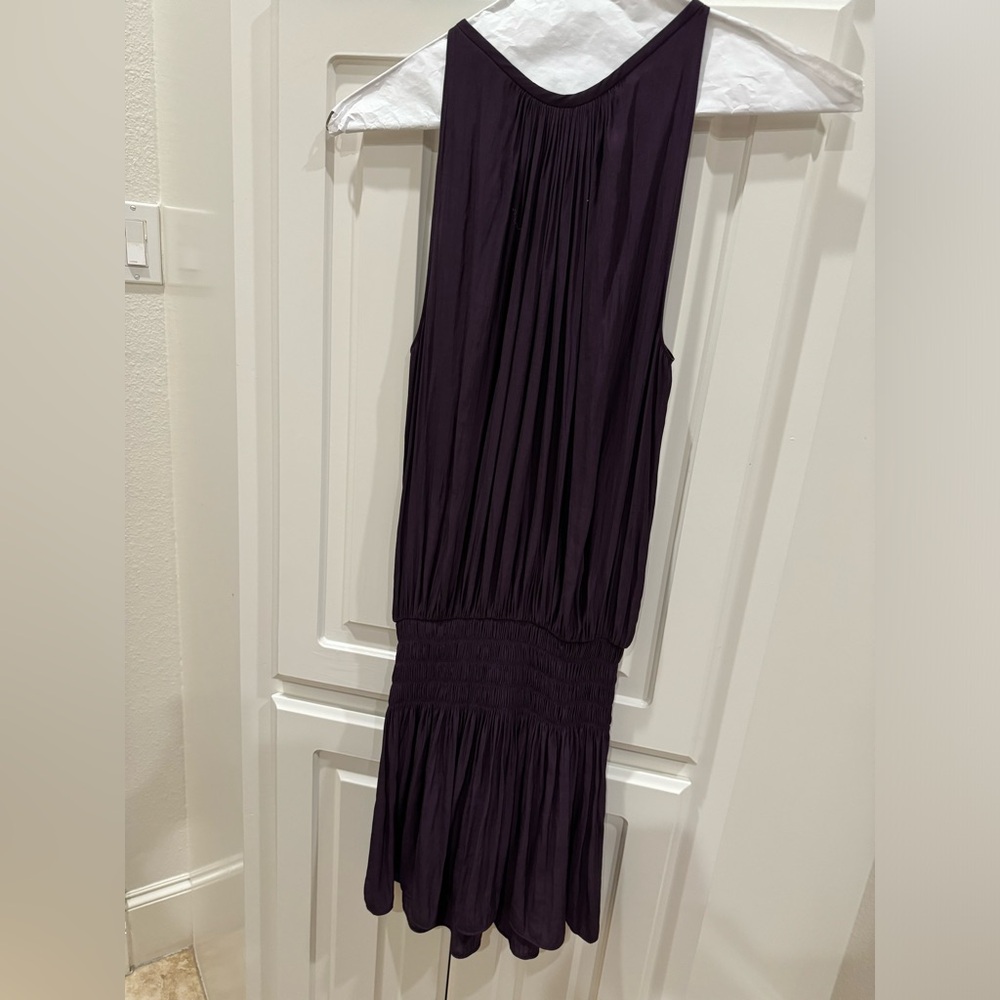 Ramy Brook Paris Mini Dress Medium Burgundy